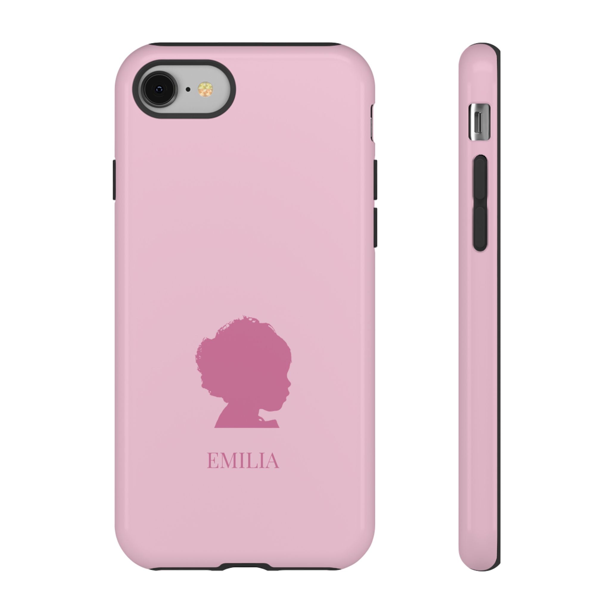 SILHOUETTE ROSE – Personalisierte Handyhülle mit Dual-Layer-Schutz