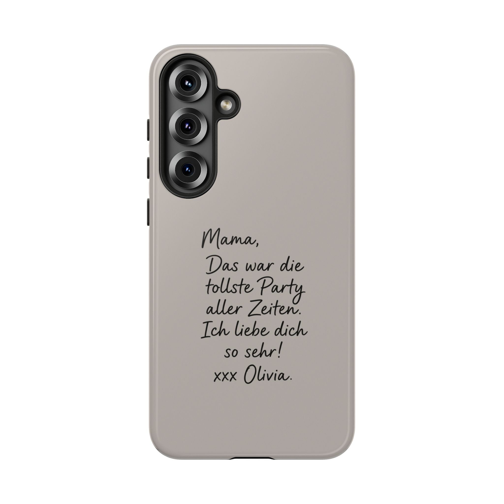 MOCCA HANDWRITTEN NOTE – Personalisierte Handyhülle mit Dual-Layer-Schutz