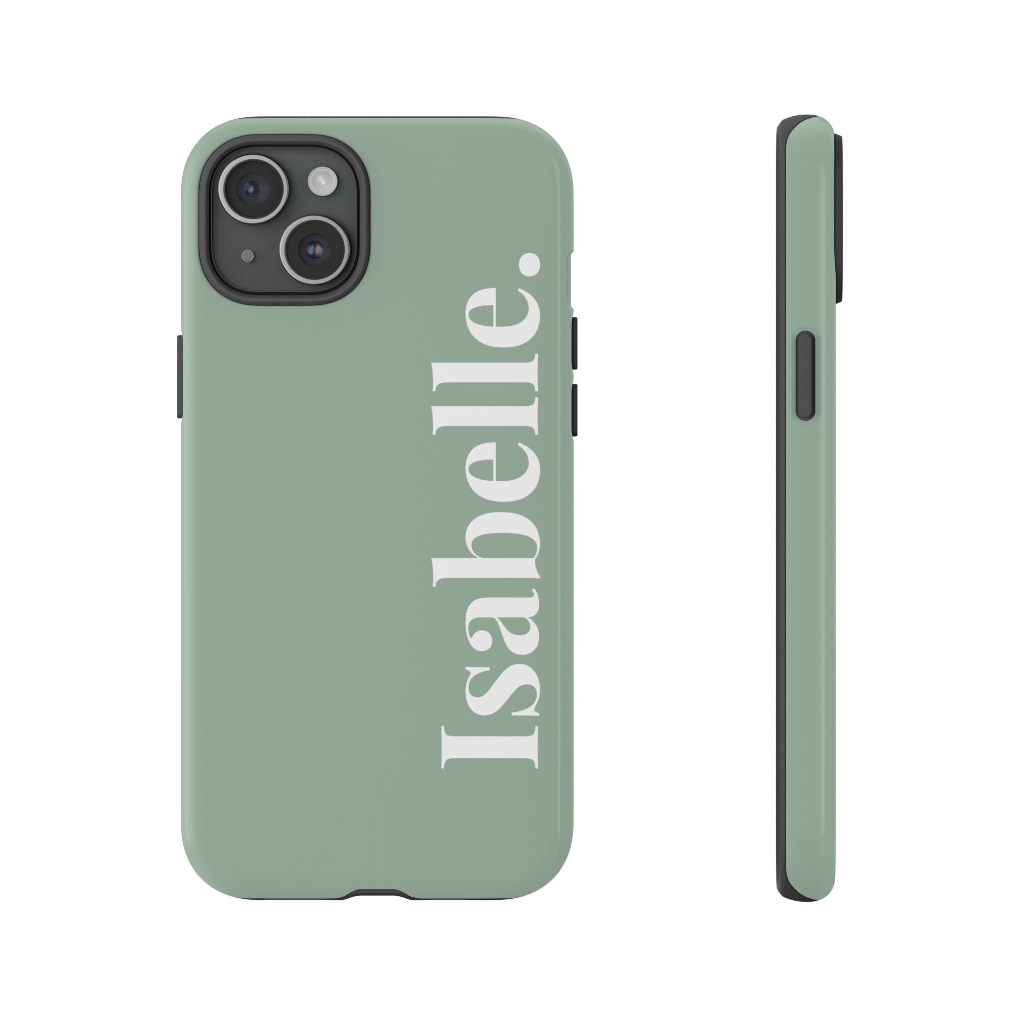 SALBEI BOLD NAME – Personalisierte Handyhülle mit Dual-Layer-Schutz