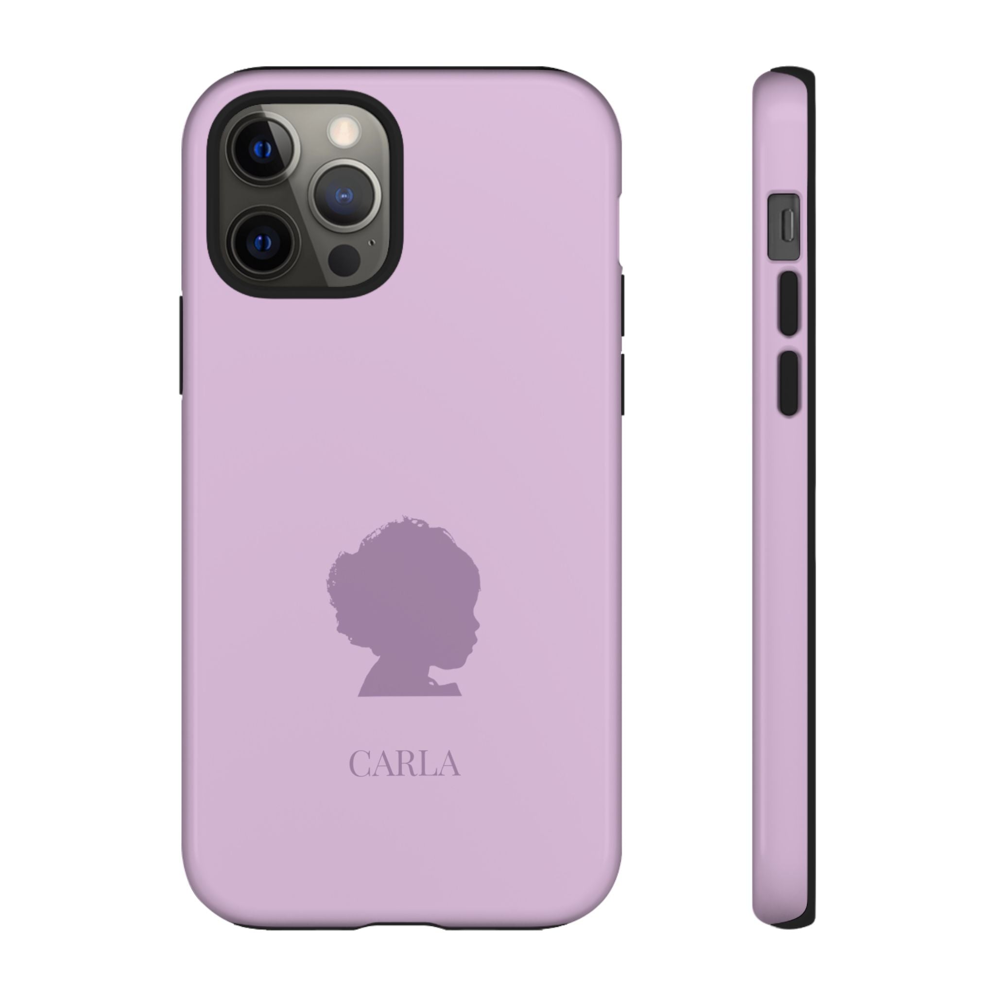 SILHOUETTE LAVENDEL – Personalisierte Handyhülle mit Dual-Layer-Schutz