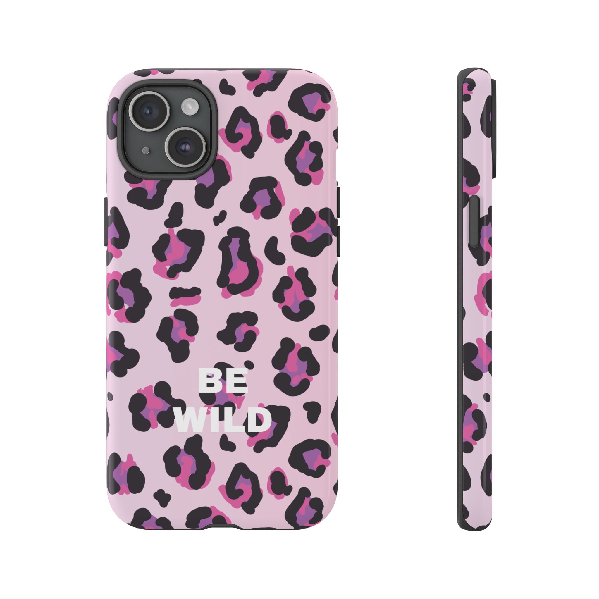 PINK LEO – Personalisierte Handyhülle mit Dual-Layer-Schutz