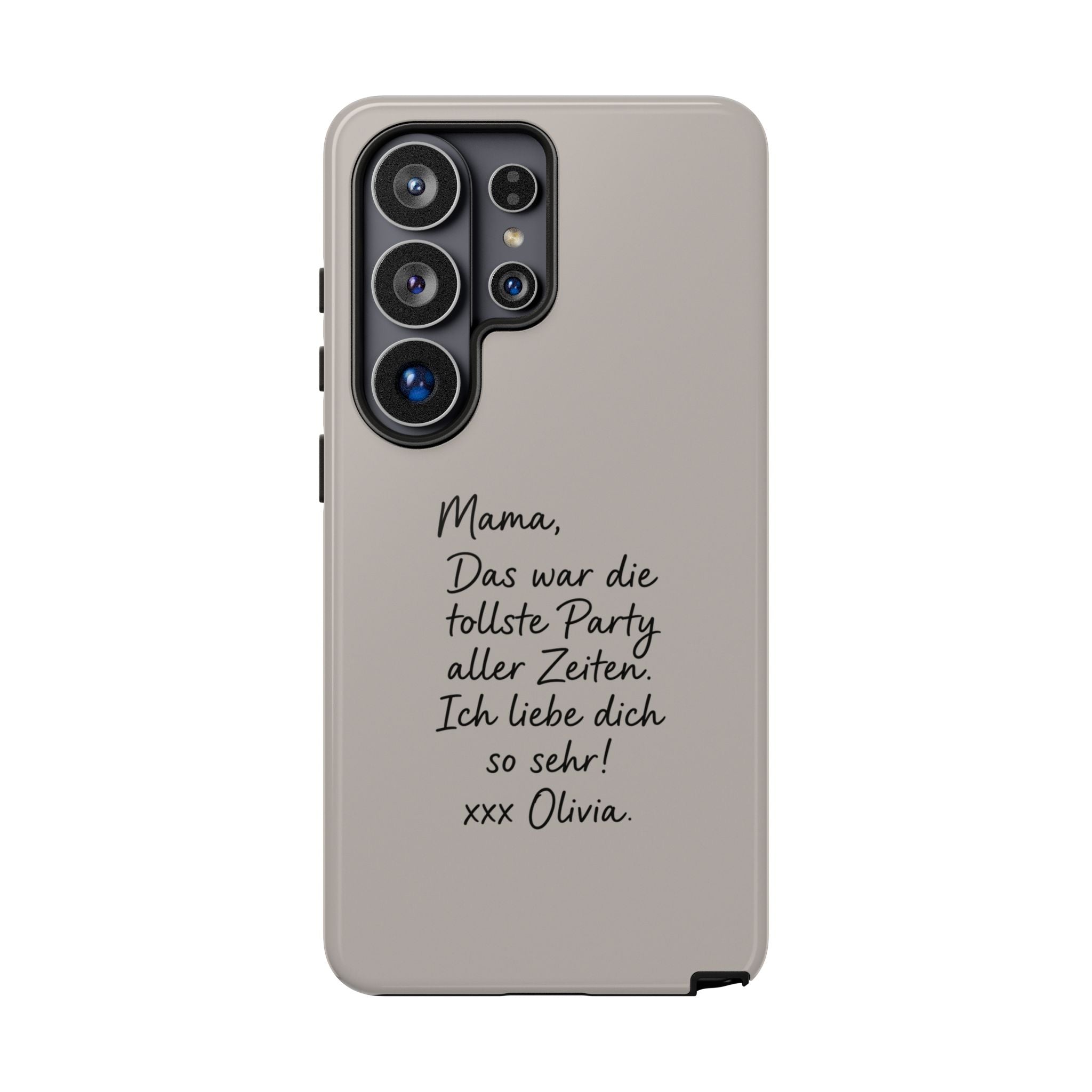 MOCCA HANDWRITTEN NOTE – Personalisierte Handyhülle mit Dual-Layer-Schutz