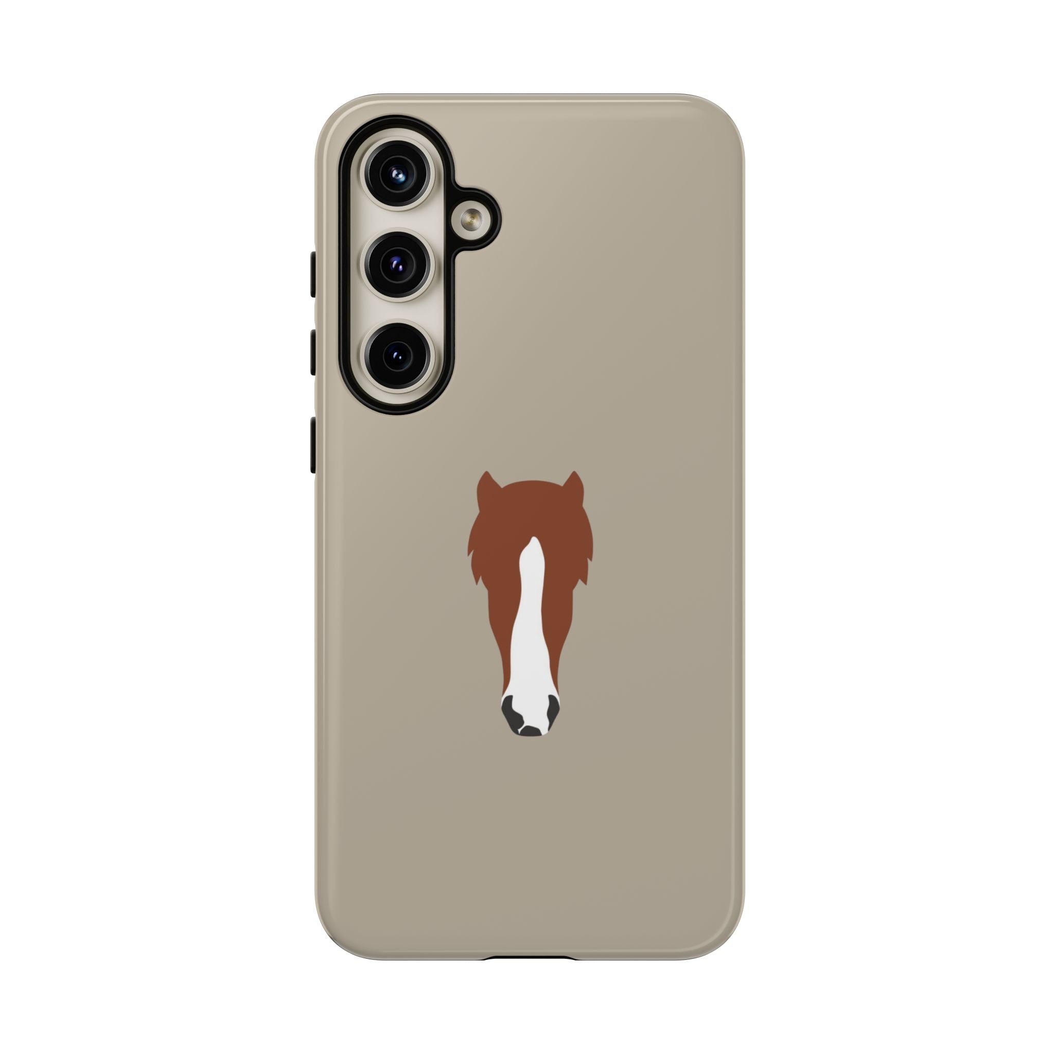 UNIQUE ANIMAL ART EDITION BEIGE – Personalisierte Handyhülle mit Dual-Layer-Schutz