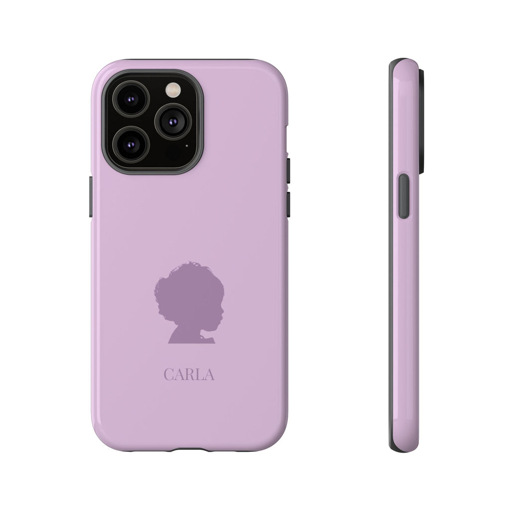 SILHOUETTE LAVENDEL – Personalisierte Handyhülle mit Dual-Layer-Schutz