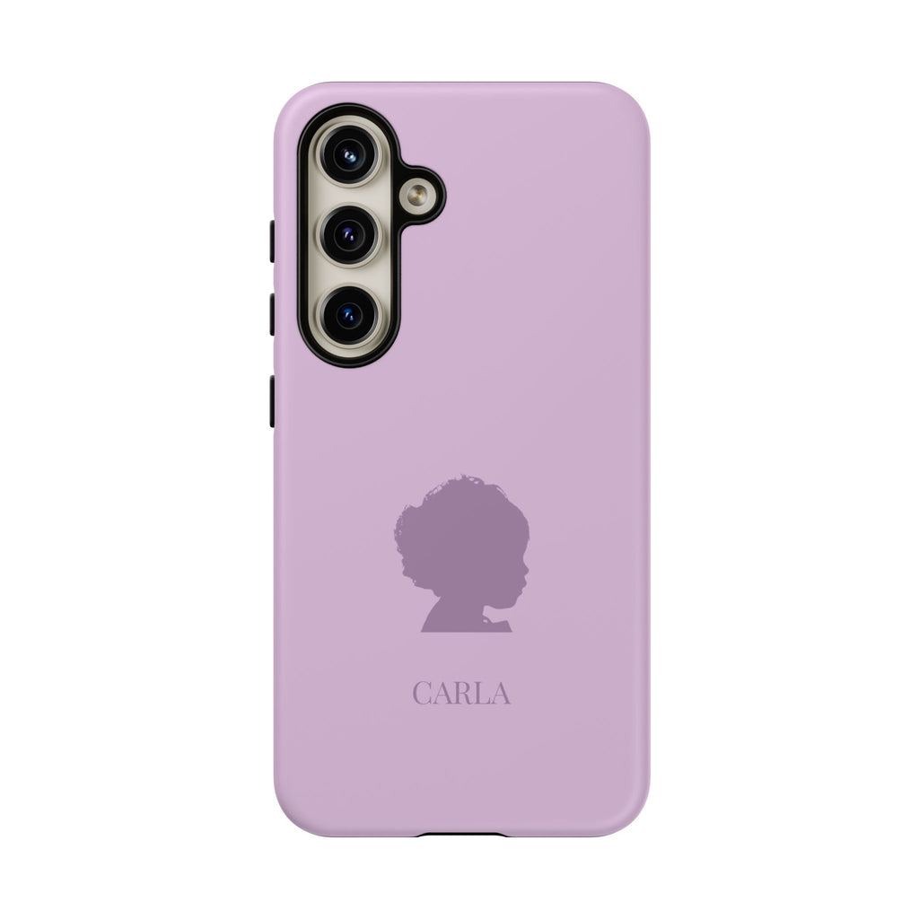 SILHOUETTE LAVENDEL – Personalisierte Handyhülle mit Dual-Layer-Schutz
