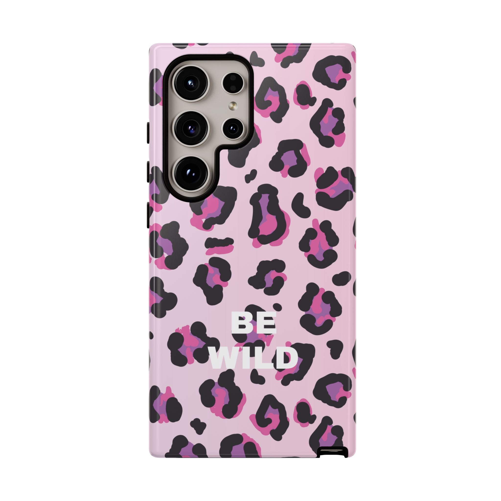 PINK LEO – Personalisierte Handyhülle mit Dual-Layer-Schutz