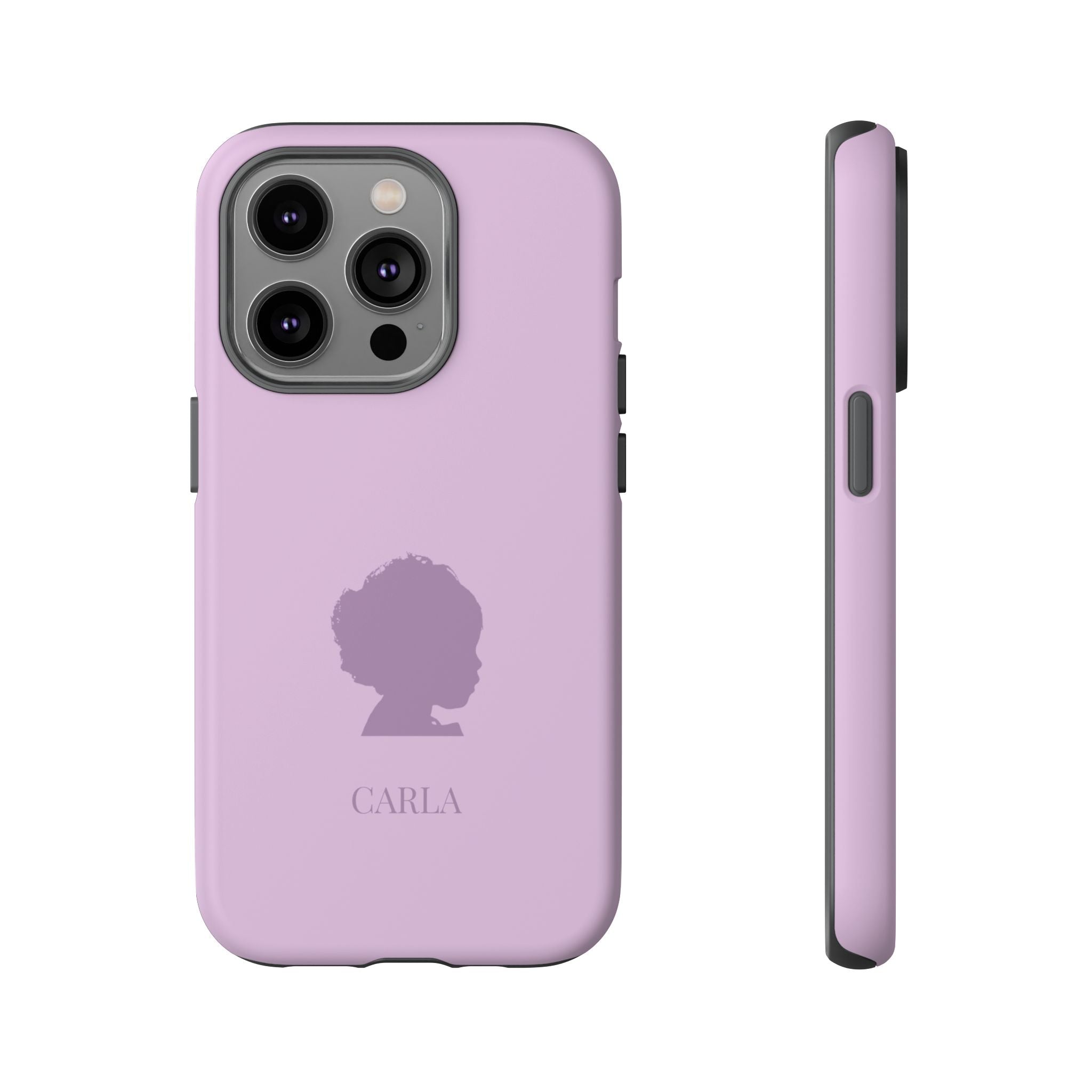 SILHOUETTE LAVENDEL – Personalisierte Handyhülle mit Dual-Layer-Schutz