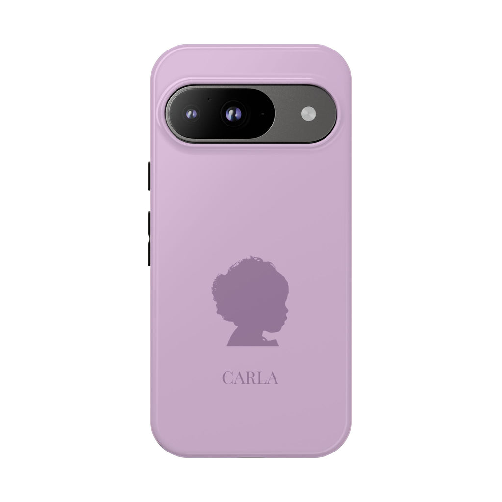 SILHOUETTE LAVENDEL – Personalisierte Handyhülle mit Dual-Layer-Schutz