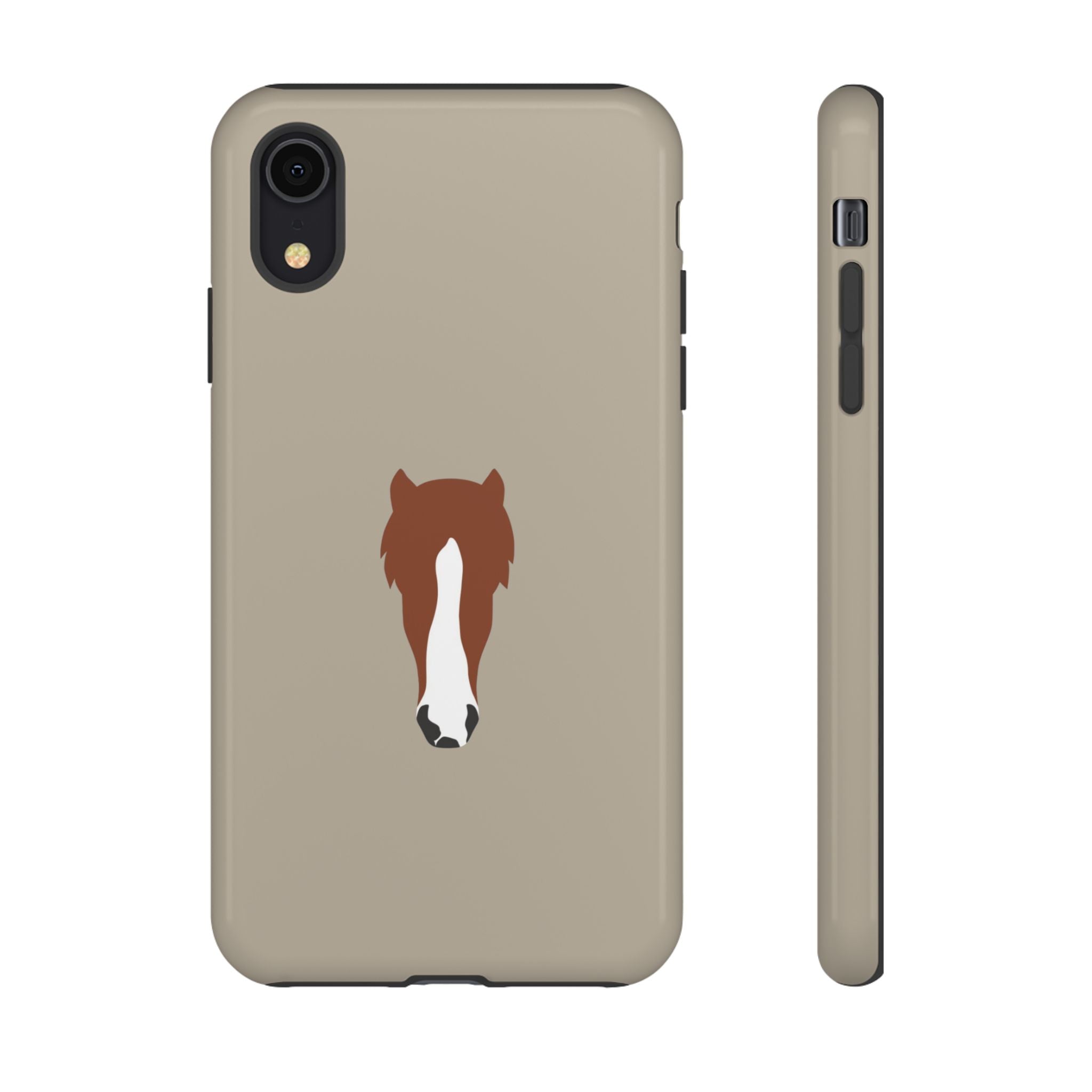 UNIQUE ANIMAL ART EDITION BEIGE – Personalisierte Handyhülle mit Dual-Layer-Schutz