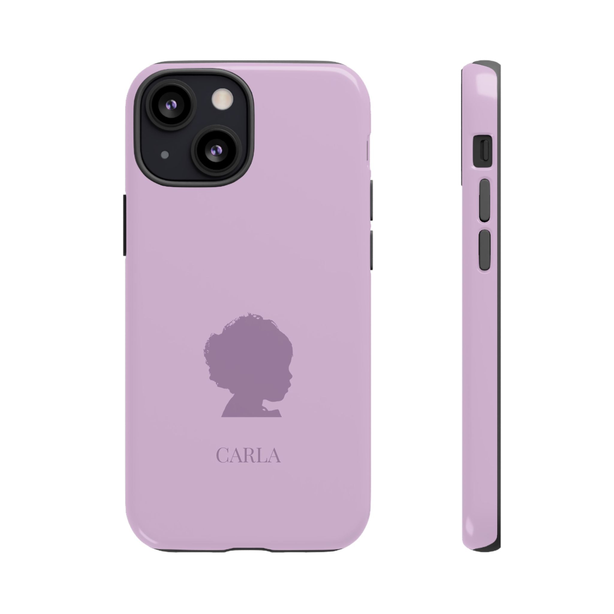 SILHOUETTE LAVENDEL – Personalisierte Handyhülle mit Dual-Layer-Schutz