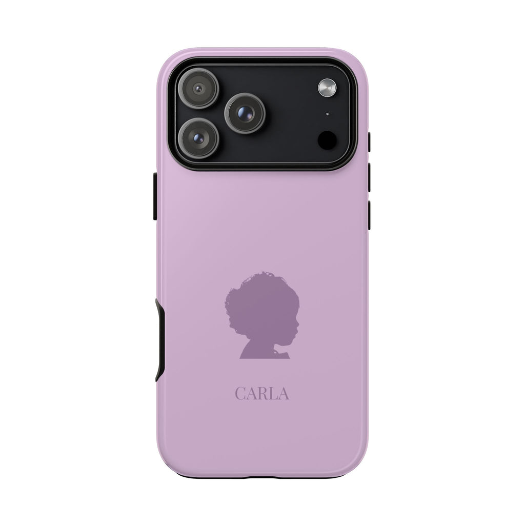 SILHOUETTE LAVENDEL – Personalisierte Handyhülle mit Dual-Layer-Schutz
