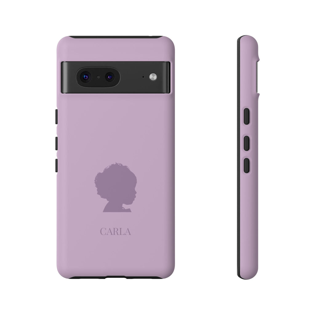 SILHOUETTE LAVENDEL – Personalisierte Handyhülle mit Dual-Layer-Schutz