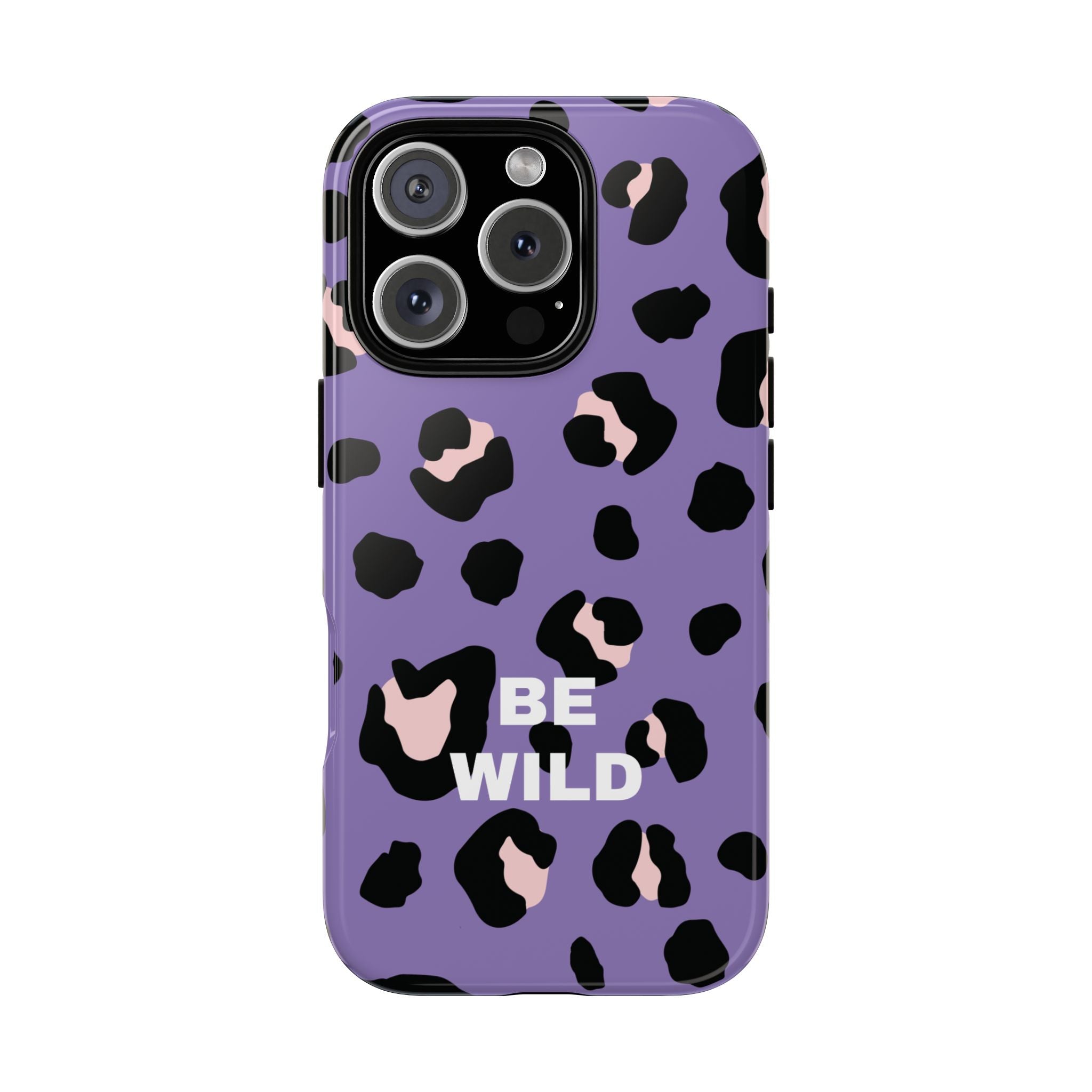 PURPLE LEO – Personalisierte Handyhülle mit Dual-Layer-Schutz