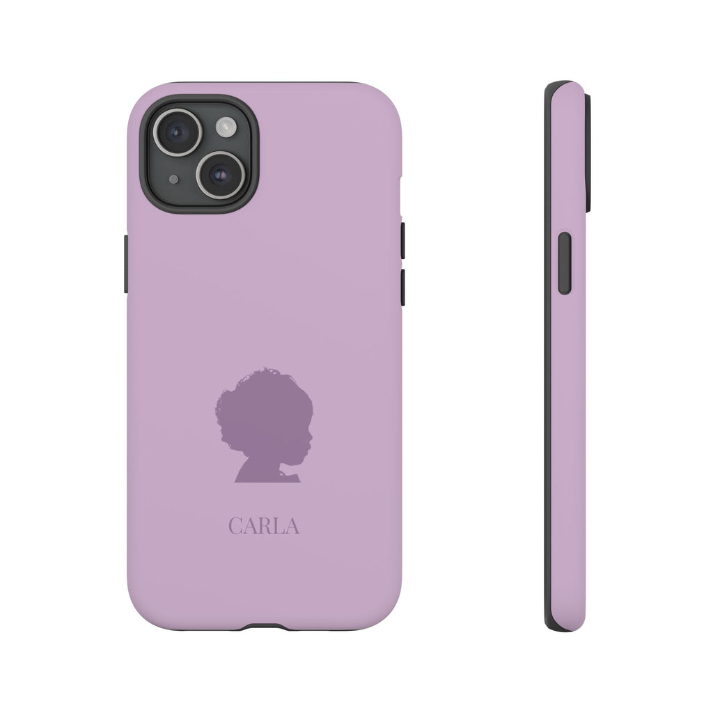 SILHOUETTE LAVENDEL – Personalisierte Handyhülle mit Dual-Layer-Schutz