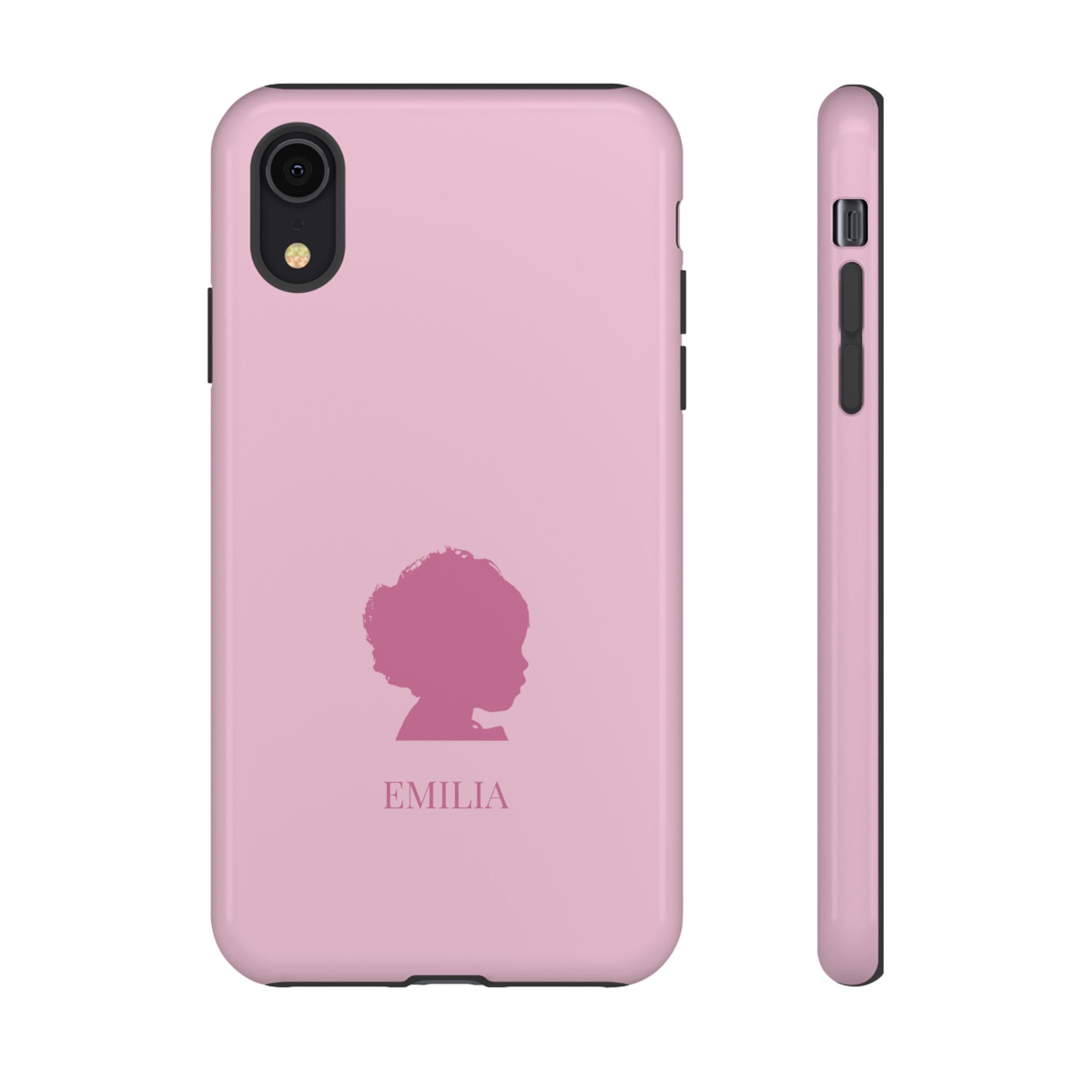 SILHOUETTE ROSE – Personalisierte Handyhülle mit Dual-Layer-Schutz
