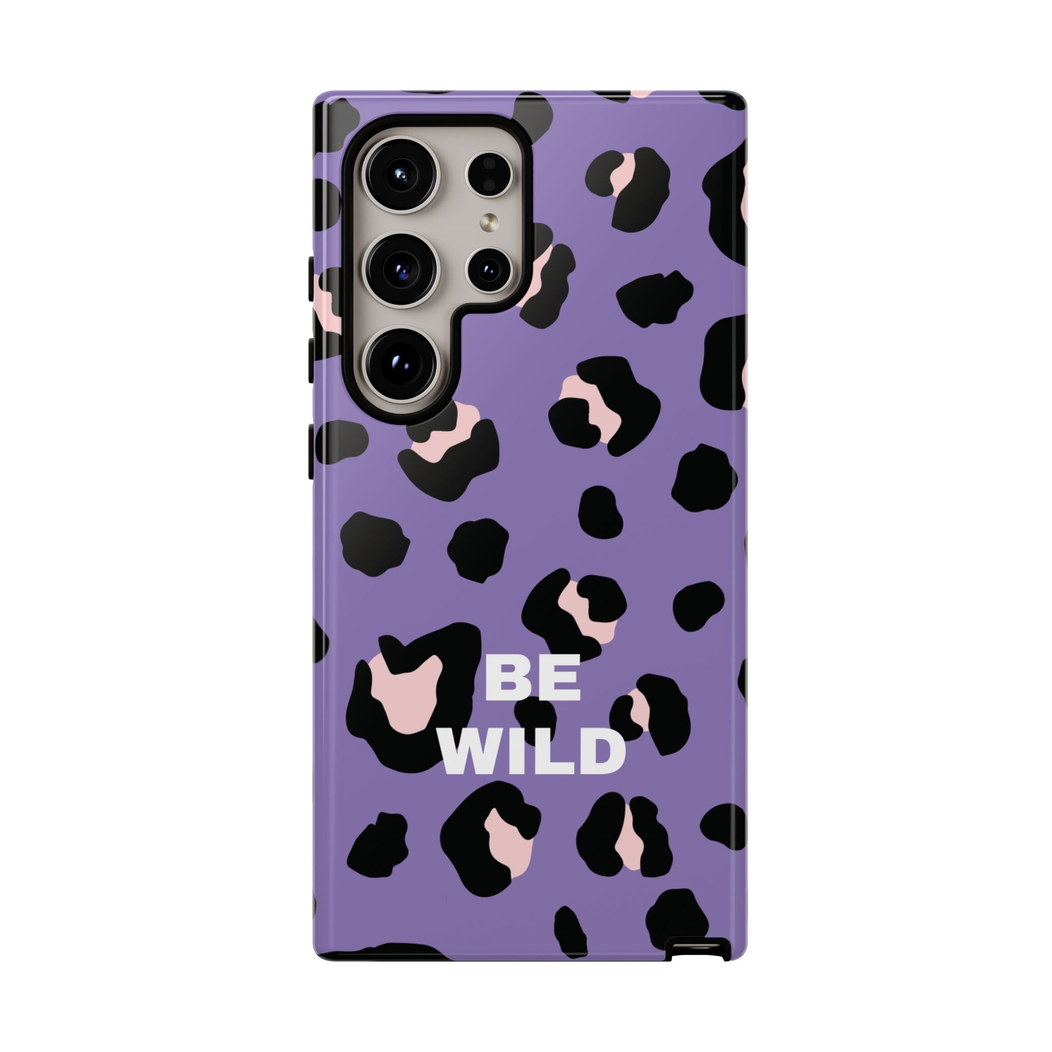 PURPLE LEO – Personalisierte Handyhülle mit Dual-Layer-Schutz
