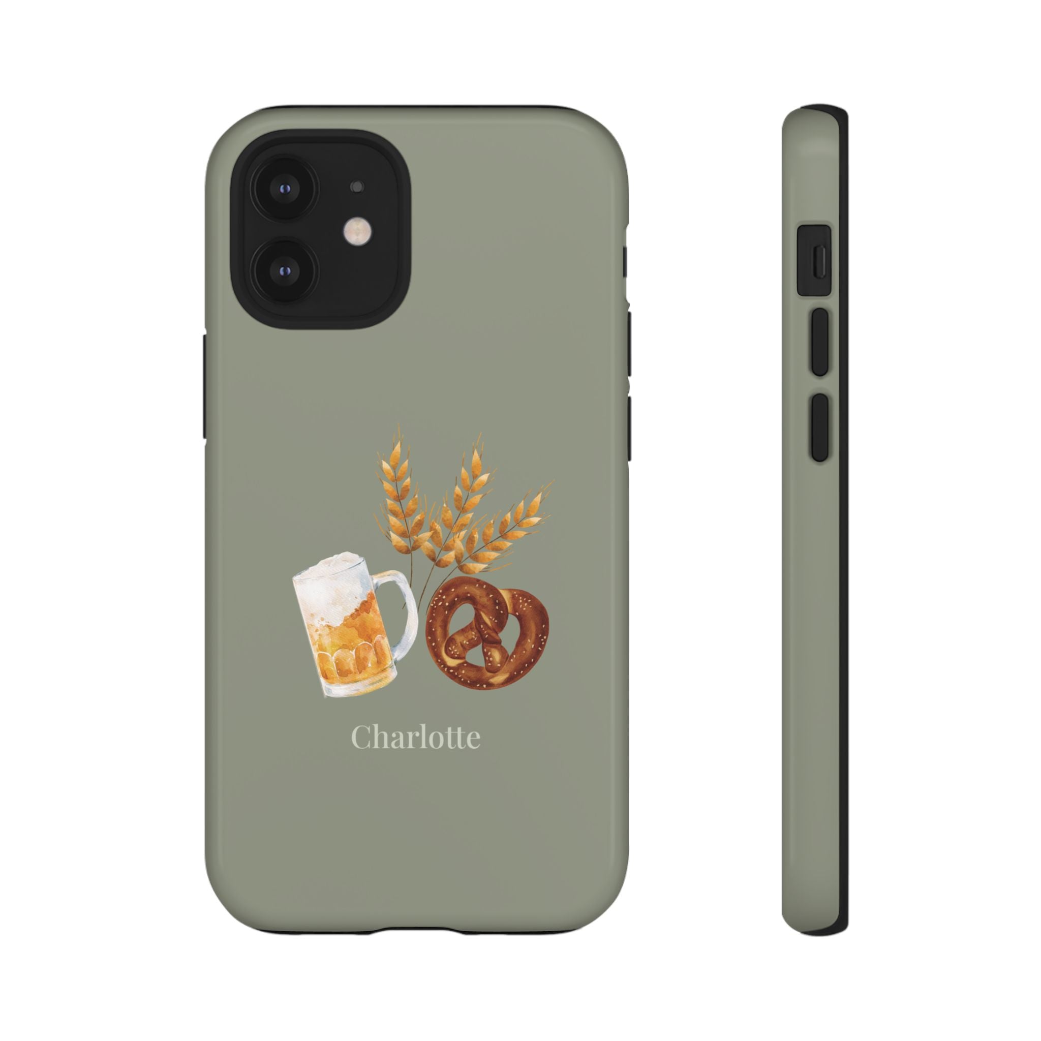 WIESN-SCHMANKERL SALBEI – Personalisierte Handyhülle mit Dual-Layer-Schutz