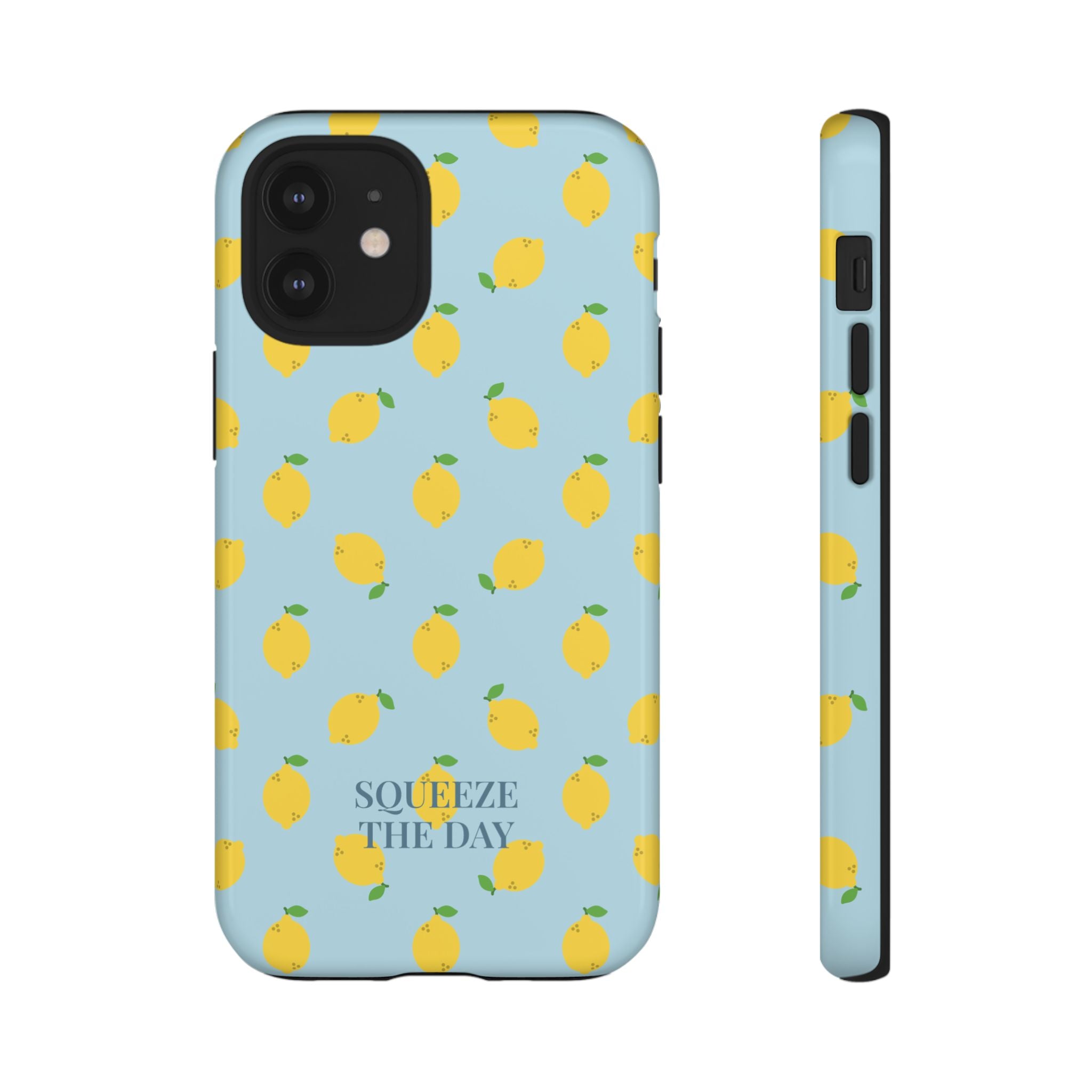 LEMONS BLUE SKY – Personalisierte Handyhülle mit Dual-Layer-Schutz